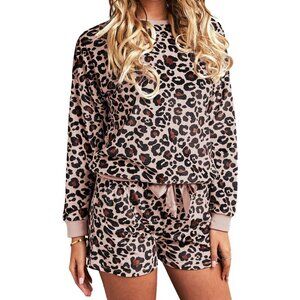 Animal Print Velour Lounge Set X LARGE (990)